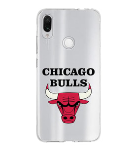 Xiaomi Redmi Note 7 Uyumlu Kapak Chicago Bulls Tasarımlı Şeffaf Silikon Kılıf