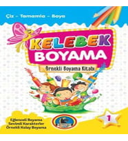 Kelebek Boyama Kitabı (8 Takım)