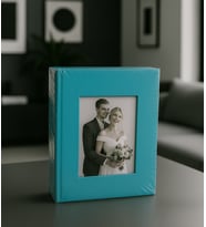 10X15 Pencereli Fotoğraf Albümü (Mavi)