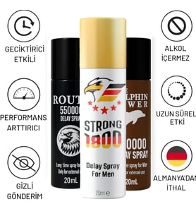 3 Kutu Karma Yüksek Kalite Erkek Geçiktirici Sprey Seti - Made İn Germany - Stag , Delay , Viga Geçiktirici Sprey - 1 Kutu 20 ML