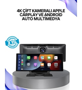 Renault Megane, Clio, Symbol, Captur, Toyota Corolla, Yaris, C-HR, Ford Focus, Fiesta Uyumlu Kablosuz CarPlay Multimedya 10.26” Dokunmatik Ekran