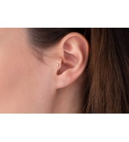 Onseva Kuyumculuk Kayan Yıldız Tragus Piercing 14 Ayar Altın