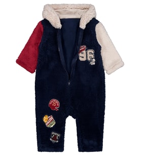 Civil Baby 96 Nakışlı 6-18 Ay Tulum - Lacivert 18-24 Ay (Koyu Lacivert)