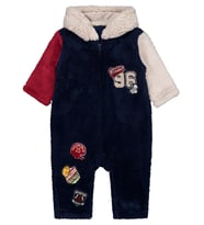 Civil Baby 96 Nakışlı 6-18 Ay Tulum - Lacivert