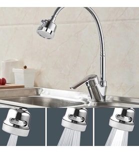 Mix Kuğu Mutfak Evye Batarya 3 Fonksiyonlu Oynar Başlıklı