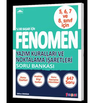 FENOMEN YAYINLARI Yazım Kuralları Ve Noktalama İşaretleri Soru Bankası