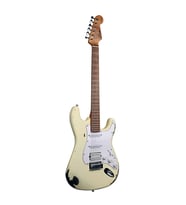 Lea RLC-100 OW Limited Edition Heavy Relic Elektro Gitar (Olympic White)