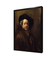 Portre Rembrandt Otoportre Çerçeveli Mdf Tablo