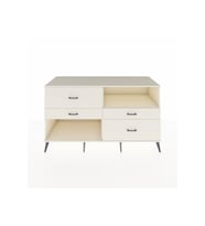 Kronos Konsol Tek Raflı 4 Çekmeceli  176x59x99 Aytaşı-Aytaşı
