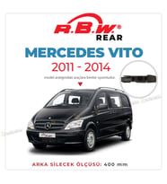 RBW Arka Silecek Mercedes Vito 2011-2014 ile uyumlu (Siyah)
