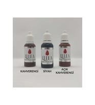 Ellea Kalıcı Makyaj Ve Microblading Boyası Kaş Için Set 3 Renk (BLACK, BROWN, LİGHT BROWN)