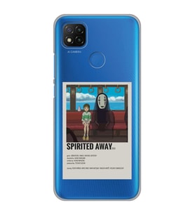 Xiaomi Redmi 9C / 10A Uyumlu Spirited Away Poster Tasarımlı Şeffaf Telefon Kılıfı