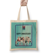 Happy 8 Years To Bts Army Gift Merch Bez Çanta Uzun Saplı