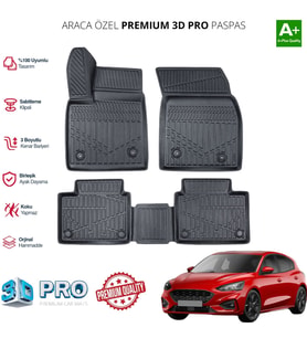 FOCUS ARACA ÖZEL 3D PASPAS 2019 2020 2021 2022 2023 2024