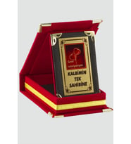 Kalbimin Tek Sahibine Plaketi