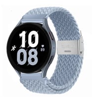 Samsung Galaxy Watch Gear S2 3 41mm 42mm Active 2 40mm 44mm Kordon Metal Klipsli (Açık Mavi)