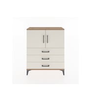 Arges Şifonyer 2 Raflı 3 Çekmeceli 2 Kapaklı 88x30x106 Çam-Aytaşı