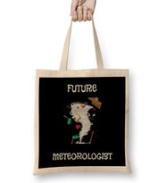 Funny Future Meteorologist Tornado & Hurricane Bez Çanta Uzun Saplı