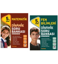 TUDEM YAYINLARI 5.SINIF DİNAMİK MATEMATİK - FEN BİLİMLERİ - SORU BANKASI
