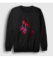 Presmono Unisex Siyah Zero Two V3 Darling In The Franxx Sweatshirt 483310tt