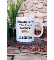 Dünyanın En İyi Okul Öncesi Öğretmeni Baskılı Kişiye Özel Öğretmenler Günü Kupa Bardak