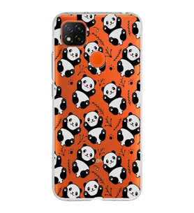 Xiaomi Redmi 9C Uyumlu Kapak Panda Tasarımlı Şeffaf Silikon Kılıf