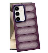 Newface Samsung Galaxy S24 Kılıf Airmax Silikon Kapak - Derin Mor