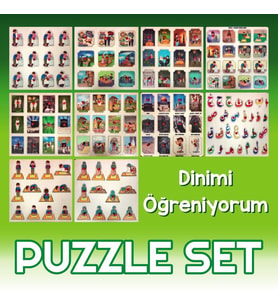 DİNİMİ ÖĞRENİYORUM PUZZLE 10’LU SET