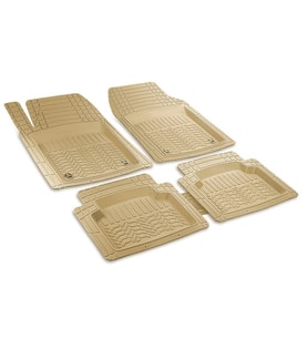 Havuzlu 3D Safir Paspas Kaymaz Taban Ayak Dayama Dilli Bej Renk Renault Tailant