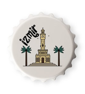 İzmir Tasarımlı Açacak Magnet (1 Adet)