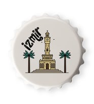 İzmir Tasarımlı Açacak Magnet (1 Adet)