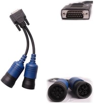 OBD 6 9 15 Pin Çevirici Deutsch Kamyon Kablosu Arıza Tespit Cihazı 