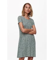 ONLY ONLBERA BACK LACE UP S/S DRESS JRS NOOS