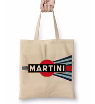 Martini Racing Curved Stripe Bez Çanta Uzun Saplı