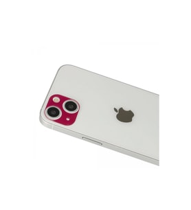 İphone 13 Rainbow Kamera Lens Koruma Cam - Koyu Kırmızı