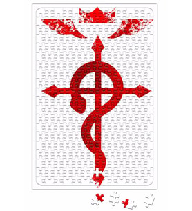 Cross of Flamel Fullmetal Alchemist Puzzle 240 Parça Yapboz