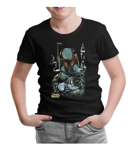 Star Wars - Gun Siyah Çocuk Tshirt