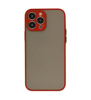 Apple iPhone 14 Pro Kılıf Montreal Silikon Kapak - Kırmızı