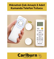 Özel Üretim Sağlam Dayanıklı Güçlü Yapışkan Mıknatıslı Çok Amaçlı Kumanda Telefon Tutucu 2 Adet