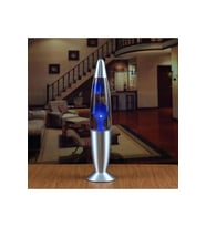 Büyük Boy Lav Lambası Lava Lamp  41 Cm (Mavi)