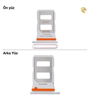 Xiaomi Mi 13 Lite Uyumlu Sim İç Yuvası Çiftli Pembe Sim Kart Tepsisi Sim Kızağı Sim Çekmecesi