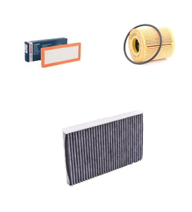 Bosch Filtre Bakım Seti Citroen DS DS4 4 1.6 THP Benzin 156 Beygir Hava + Yağ F. + Polen Filtre Bosch