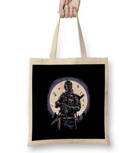 Gas Mask Soldier Bez Çanta Uzun Saplı