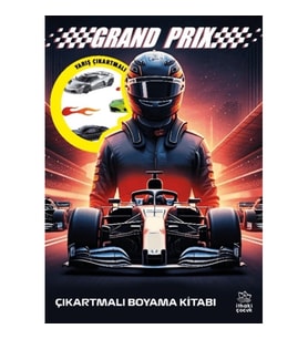 Grand Prix Çıkartmalı Boyama Kitabı