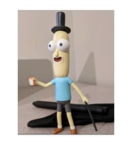 Mr Poopybutthole Boyalı Figür 15CM