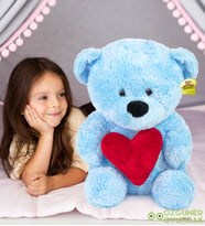 Bubblebear Duygusal Şirin Kalpli Ayıcık (Mavi)