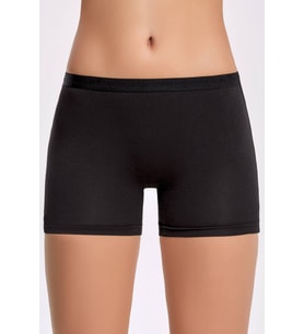 Modal Kadın Boxer 3 Adet (Siyah)