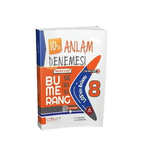 Günay Yayınları 8. Sınıf Anlam Denemesi 10'Lu Bumerang Deneme 