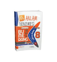 Günay Yayınları 8. Sınıf Anlam Denemesi 10'Lu Bumerang Deneme 