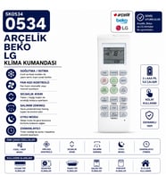 Arçelik Beko LG Klima Kumandası